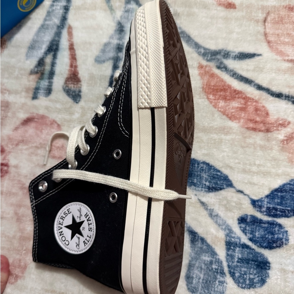 Converse Black and White High-Top Sneakers